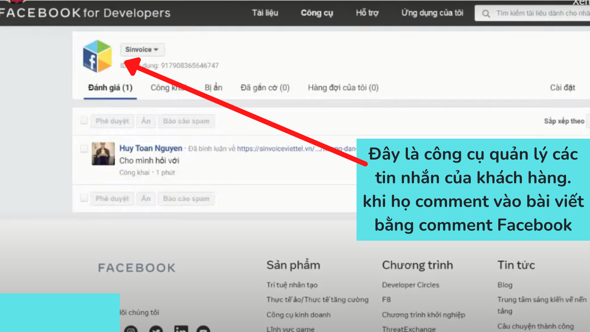 Quản lý comment facebook trên wordpress 10